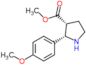 methyl (2S,3R)-2-(4-methoxyphenyl)pyrrolidine-3-carboxylate