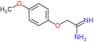 (1Z)-2-(4-methoxyphenoxy)ethanimidamide