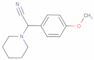 α-(4-Methoxyphenyl)-1-piperidineacetonitrile