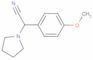 α-(4-Methoxyphenyl)-1-pyrrolidineacetonitrile