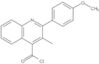 2-(4-Methoxyphenyl)-3-methyl-4-quinolinecarbonyl chloride