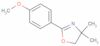 4,5-Dihydro-2-(4-methoxyphenyl)-4,4-dimethyloxazole