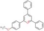 2-(4-methoxyphenyl)-4,6-diphenylpyranium