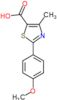 2-(4-methoxyphenyl)-4-methyl-1,3-thiazole-5-carboxylic acid