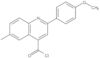 2-(4-Methoxyphenyl)-6-methyl-4-quinolinecarbonyl chloride