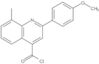 2-(4-Méthoxyphényl)-8-méthyl-4-quinolinecarbonyle chlorure