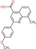 2-(4-methoxyphenyl)-8-methylquinoline-4-carboxylic acid