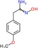 N'-hydroxy-2-(4-methoxyphenyl)ethanimidamide