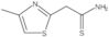 4-Methyl-2-thiazoleethanethioamide