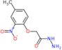 2-(4-methyl-2-nitrophenoxy)acetohydrazide