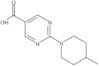 2-(4-Methyl-1-piperidinyl)-5-pyrimidinecarboxylic acid