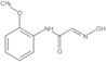 (2E)-2-(hydroxyimino)-N-(2-methoxyphenyl)ethanamide