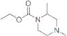 1-ácido piperazinocarboxílico, 2,4-dimetil-, éster etílico (9CI)