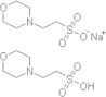 4-Morpholineethanesulfonic acid, sodium salt (2:1)