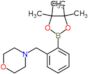 4-[2-(4,4,5,5-tetramethyl-1,3,2-dioxaborolan-2-yl)benzyl]morpholine