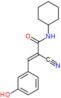 (2E)-2-cyano-N-cyclohexyl-3-(3-hydroxyphenyl)prop-2-enamide