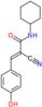 (2E)-2-cyano-N-cyclohexyl-3-(4-hydroxyphenyl)prop-2-enamide