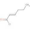 2-Hexenoyl chloride, (2E)-