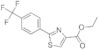 4-Thiazolecarboxylic acid, 2-[4-(trifluoromethyl)phenyl]-, ethyl ester