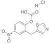 Carbonic acid, 4-nitrophenyl 5-thiazolylmethyl ester, hydrochloride (1:1)