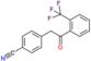 4-[2-oxo-2-[2-(trifluoromethyl)phenyl]ethyl]benzonitrile