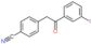 4-[2-(3-iodophenyl)-2-oxo-ethyl]benzonitrile