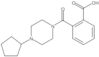 Benzoic acid, 2-[(4-cyclopentyl-1-piperazinyl)carbonyl]-