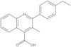 4-Quinolinecarboxylic acid, 2-(4-ethylphenyl)-3-methyl-