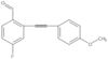 4-Fluoro-2-[2-(4-methoxyphenyl)ethynyl]benzaldehyde