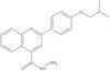 2-[4-(2-Methylpropoxy)phenyl]-4-quinolinecarboxylic acid hydrazide