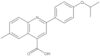 6-Methyl-2-[4-(1-methylethoxy)phenyl]-4-quinolinecarboxylic acid