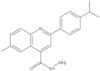 6-Methyl-2-[4-(1-methylethyl)phenyl]-4-quinolinecarboxylic acid hydrazide