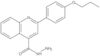 4-Quinolinecarboxylic acid, 2-(4-propoxyphenyl)-, hydrazide