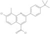 7-Chloro-2-[4-(1,1-dimethylethyl)phenyl]-8-methyl-4-quinolinecarbonyl chloride