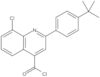 8-Chloro-2-[4-(1,1-dimethylethyl)phenyl]-4-quinolinecarbonyl chloride