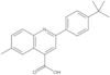 2-[4-(1,1-Dimethylethyl)phenyl]-6-methyl-4-quinolinecarboxylic acid