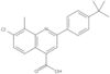 7-Chloro-2-[4-(1,1-dimethylethyl)phenyl]-8-methyl-4-quinolinecarboxylic acid