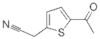 2-Thiopheneacetonitrile, 5-acetyl- (9CI)