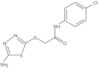 2-[(5-Amino-1,3,4-thiadiazol-2-yl)thio]-N-(4-chlorophenyl)acetamide