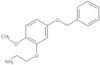 2-[2-Methoxy-5-(phenylmethoxy)phenoxy]ethanamine