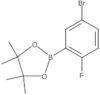 2-(5-Bromo-2-fluorophenyl)-4,4,5,5-tetramethyl-1,3,2-dioxaborolane
