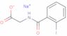 Glycine, N-(2-iodobenzoyl)-, sodium salt (1:1)