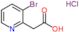 2-(3-bromo-2-pyridyl)acetic acid hydrochloride