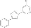3-Bromo-5-(5-phenyl-1,3,4-oxadiazol-2-yl)pyridine