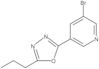 3-Bromo-5-(5-propyl-1,3,4-oxadiazol-2-yl)pyridine
