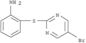 Benzenamine,2-[(5-bromo-2-pyrimidinyl)thio]-