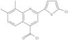 2-(5-Chloro-2-thienyl)-7,8-dimethyl-4-quinolinecarbonyl chloride