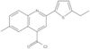 2-(5-etil-2-tienil)-6-metil-4-quinolinecarbonil cloruro