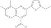 2-(5-Ethyl-2-thienyl)-7,8-dimethyl-4-quinolinecarbonyl chloride