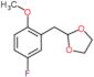 2-[(5-Fluoro-2-methoxyphenyl)methyl]-1,3-dioxolane